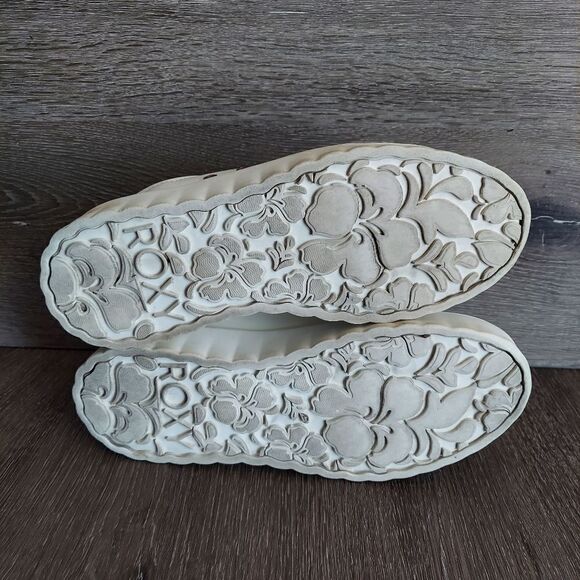 Womens Roxy Sheilahh Platform Casual Shoe - White 7.5 - Picture 8 of 10